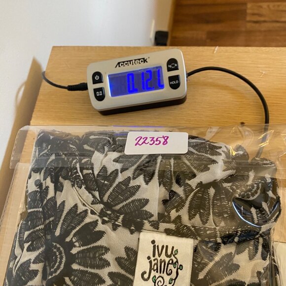 Ivy Jane Top Women Small Black White Embroidered Floral Long Sleeve Tunic Blouse - Picture 11 of 11